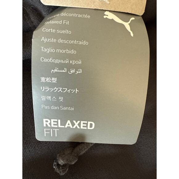 NWT Puma Better Classics Cropped Hoodie Womens Size M in Black - Picture 8 of 13